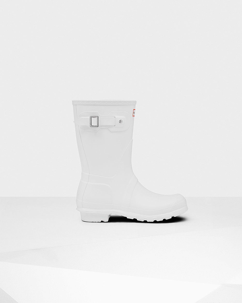 Hunter Original For Women - Short Rain Boots White | India JZRPU9015